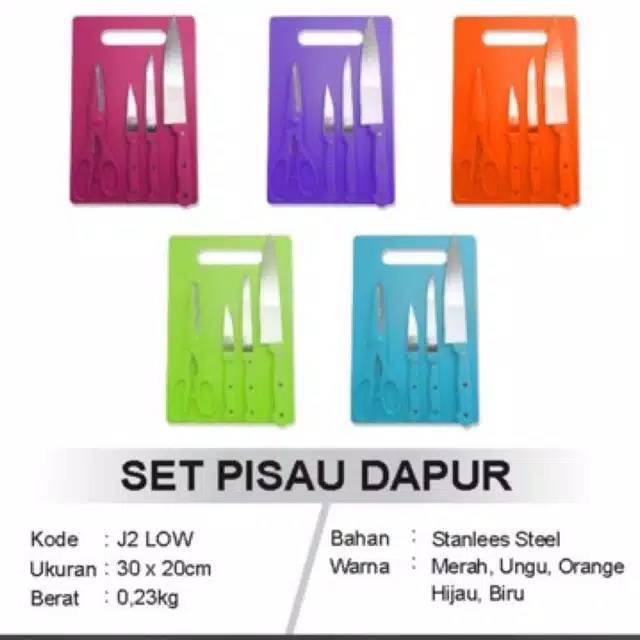 Pisau Dapur Import 5 In 1 - Makassar