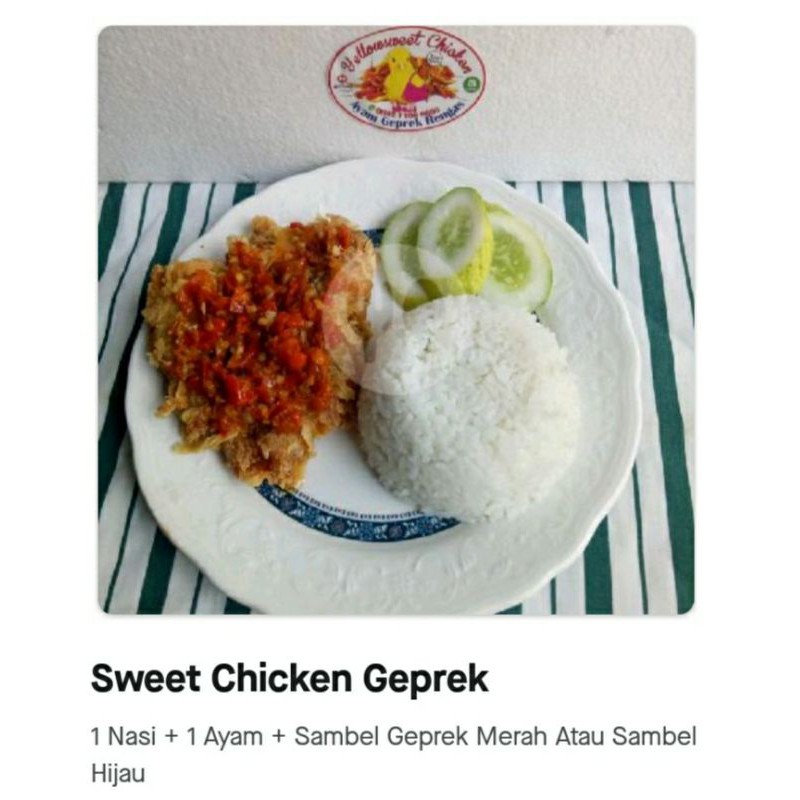 

Sweet Chicken geprek