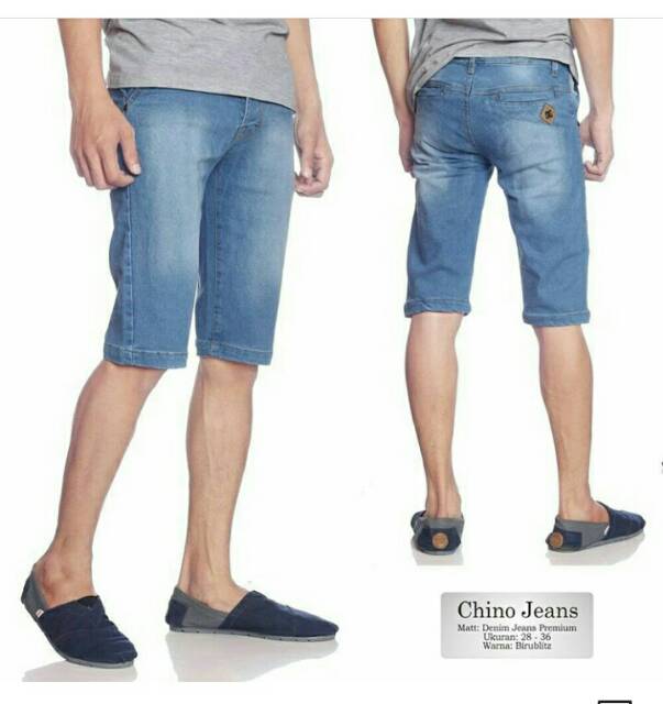 CELANA JEANS PENDEK PRIA / CELANA PENDEK JEANS / CELANA PENDEK PRIA