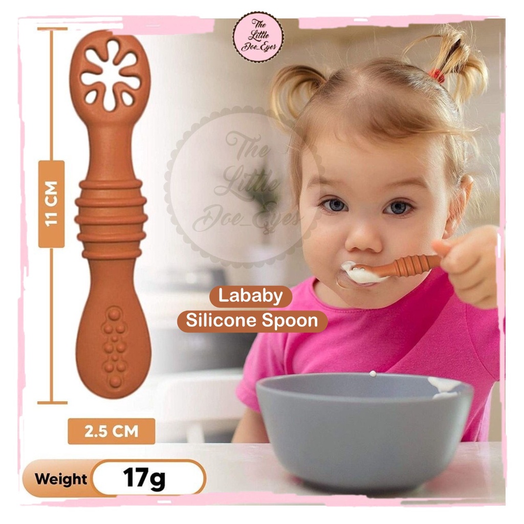 Lababy Silicone Spoon Sendok Silikon Anak Bayi