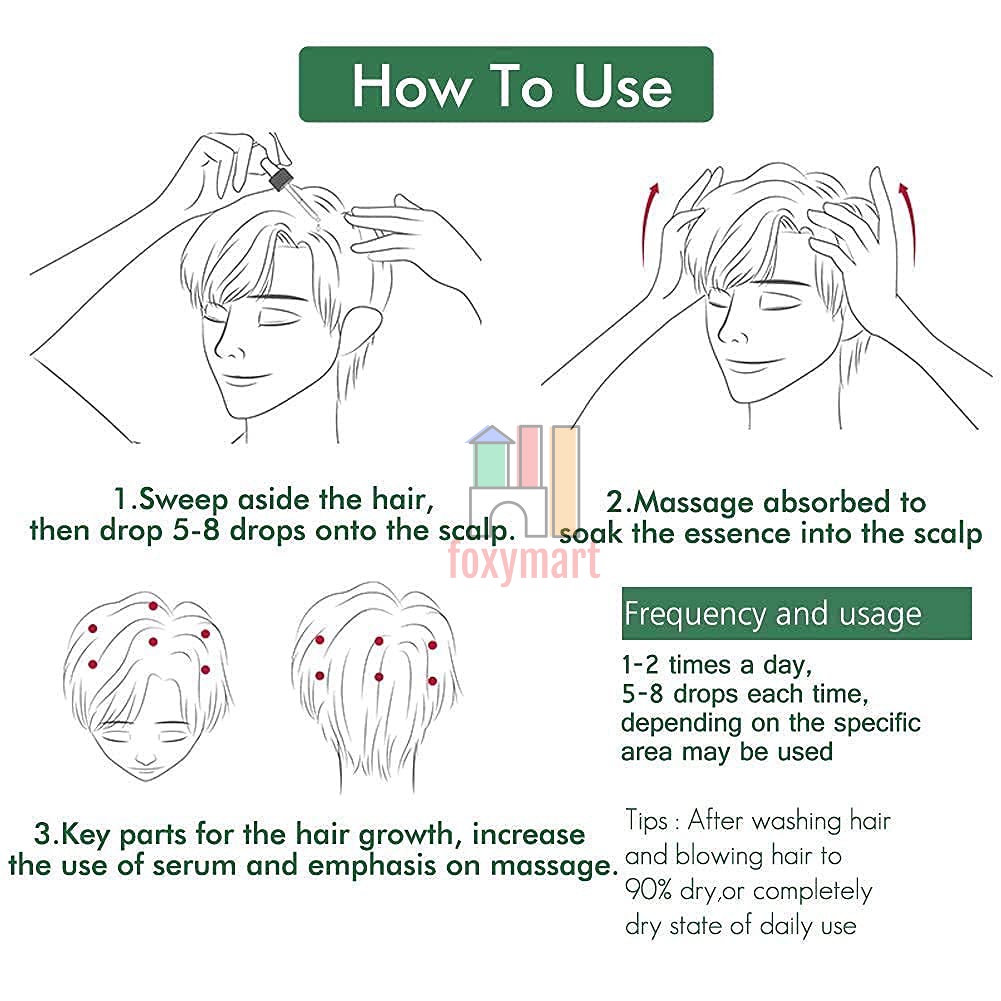 (BISA COD) (DALAM 7 HARI!!) Cairan Essence Penumbuh Rambut Minyak Penumbuh Rambut Obat Pria Wanita Botak Lebat Tebal Rontok Tipis Minyak Kemiri-2