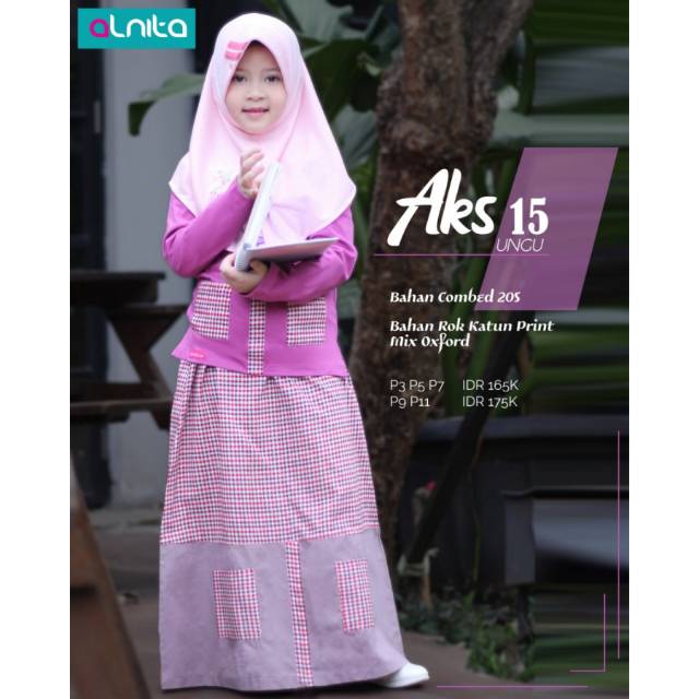ATASAN SET ROK ANAK ALNITA AKS 15