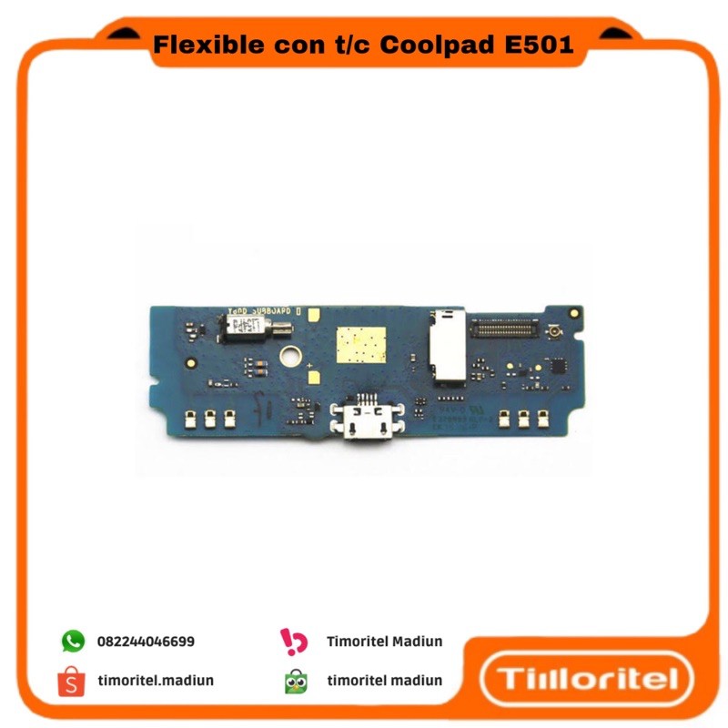 FLEXIBLE COOLPAD E501 + CON TC + MIC + VIB