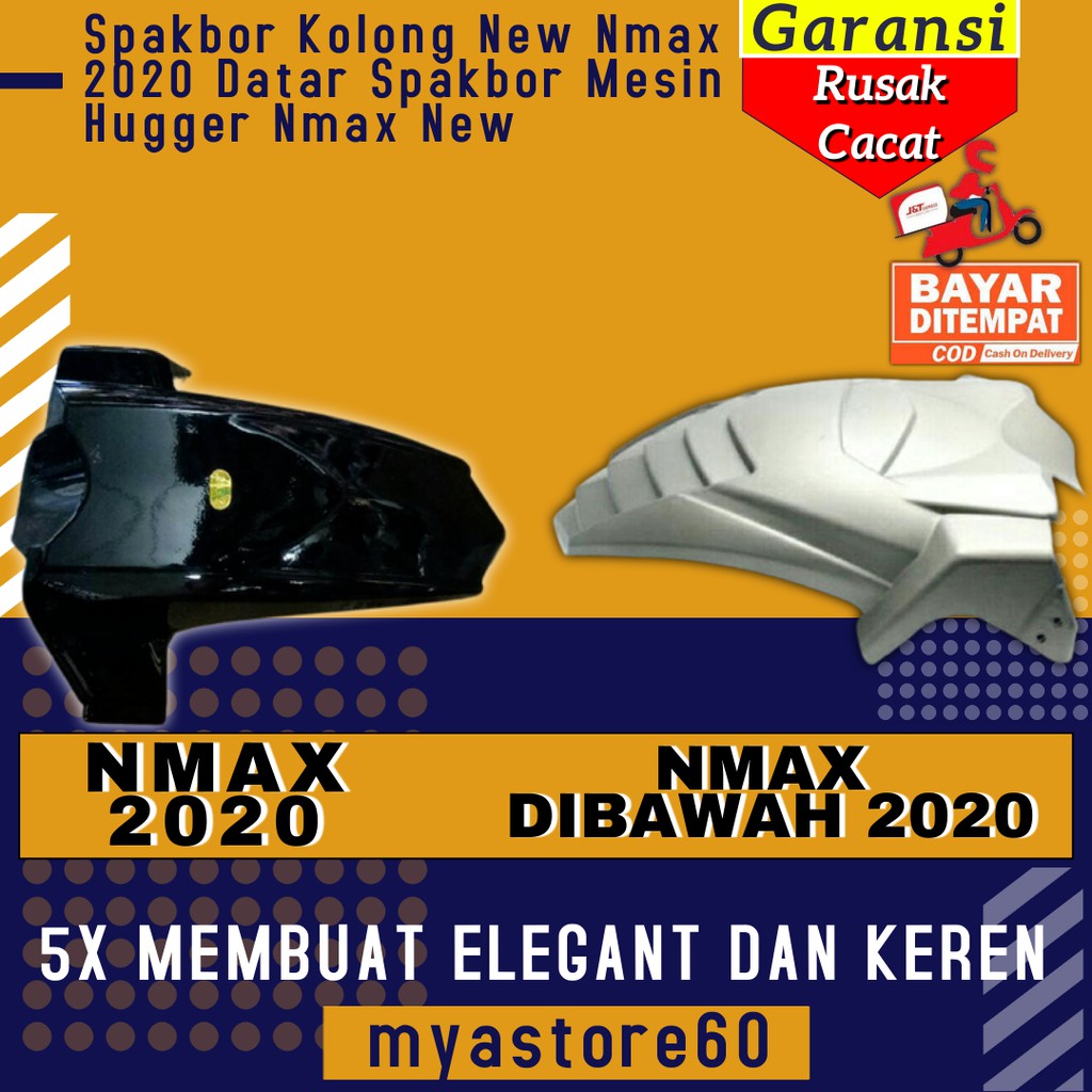 Spakbor Kolong New Nmax 2020 Datar / Spakbor Mesin Hugger Nmax 2020 New Aksesoris Variasi