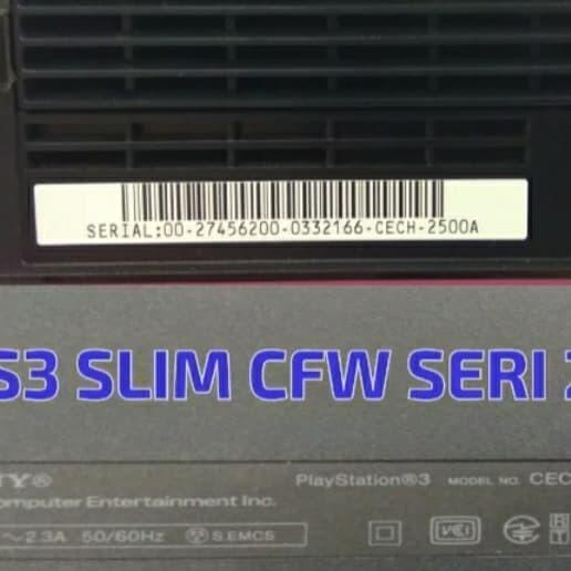 PS 3 SLIM CFW SERI 2500 HDD 500 GB FREE GAME PS3 25xx VERSI TERBARU