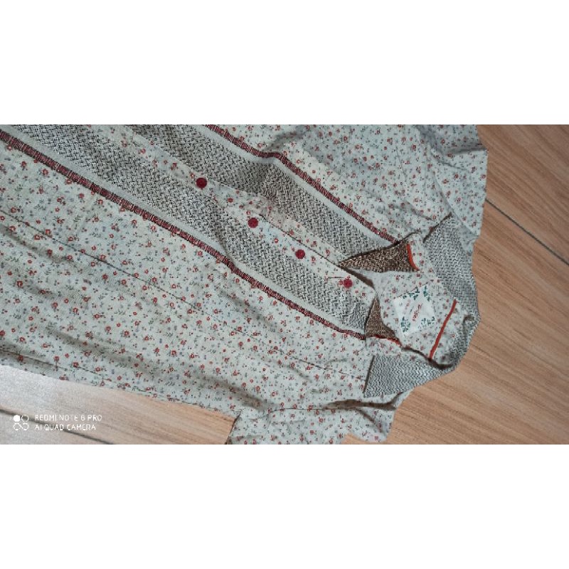 preloved atasan tunik gamis triset matahari