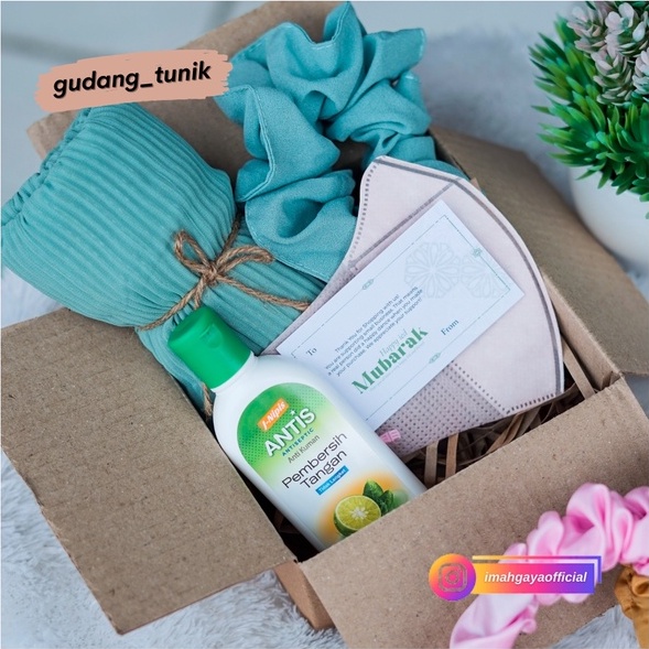 HAMPERS HIJAB GIFT / HADIAH SOUVENIR IDE MUBARAK, ULANG TAHUN, WISUDA DAN HADIAH LAINNYA / BISA COD / HARGA TERBAIK / BAYAR DI TEMPAT