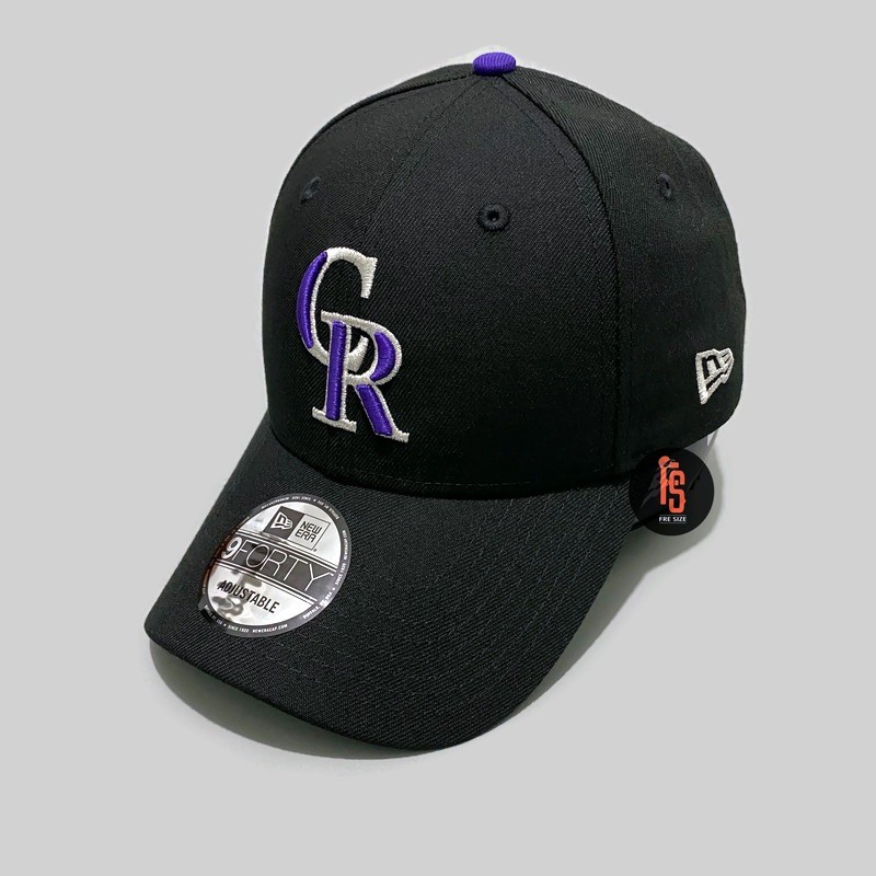 TOPI NEW ERA ORIGINAL THE LEAGUE COLORADO ROCKIES BLACK