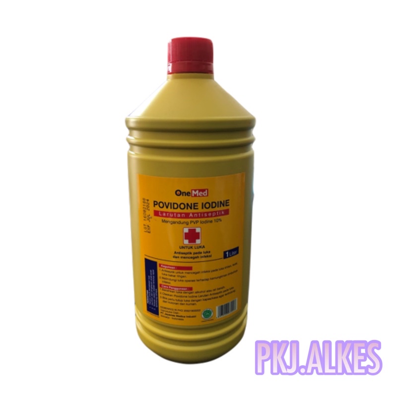 POVIDONE IODINE ECODINE 1LITER OBAT MERAH ANTISEPTIK