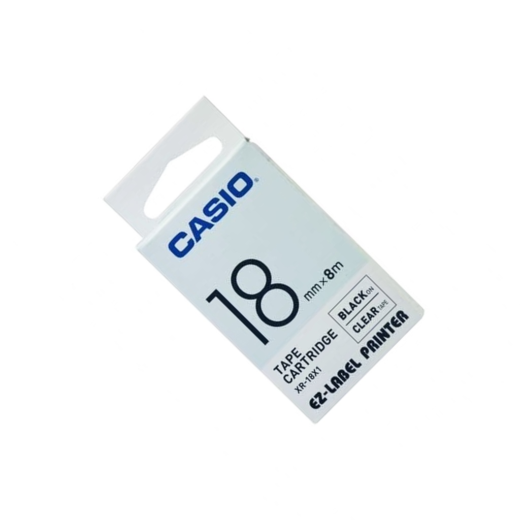 

Casio XR-18X1-Label Tape - Printer - Hitam - 18mm