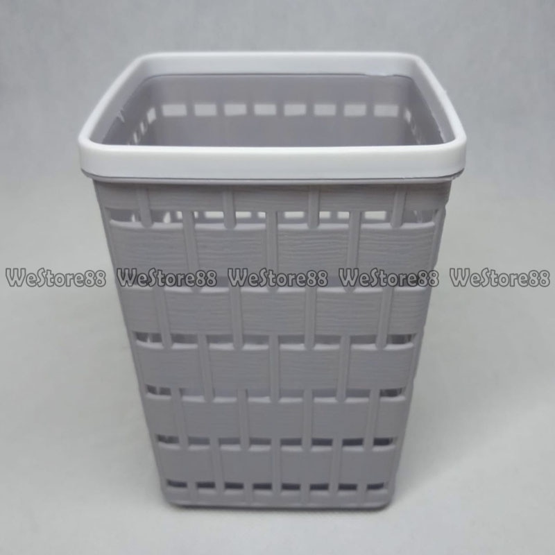 

Wadah organiser tempat pensil ballpen pena plastik 9x9x12cm WEO NS1226