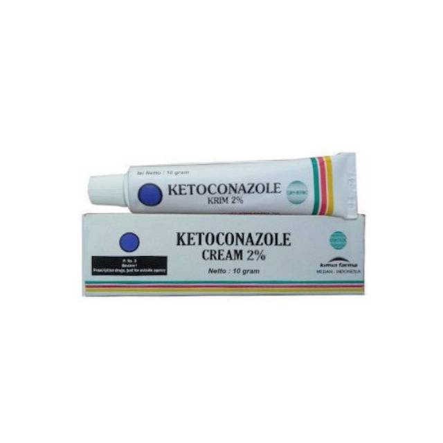 Ketokonazole krim 2% 10g  Salep Kurap Obat Selangkangan Eksim Dan Jamur Original BPOM