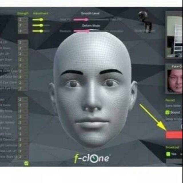 F~Clone Facial Motion Capture 1.12 ~ Face Detection & 3D Face Recorder
