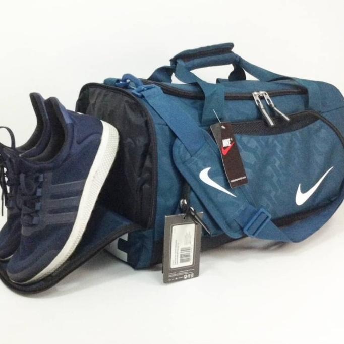 Tas Nike tas pakaian olaraga travel bag nike tas olaraga corak grey