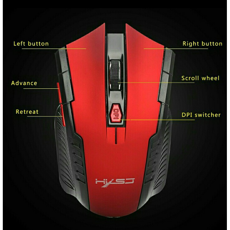 MOUSE WIRELESS GAMING (TERMURAHH) BEST SELLER