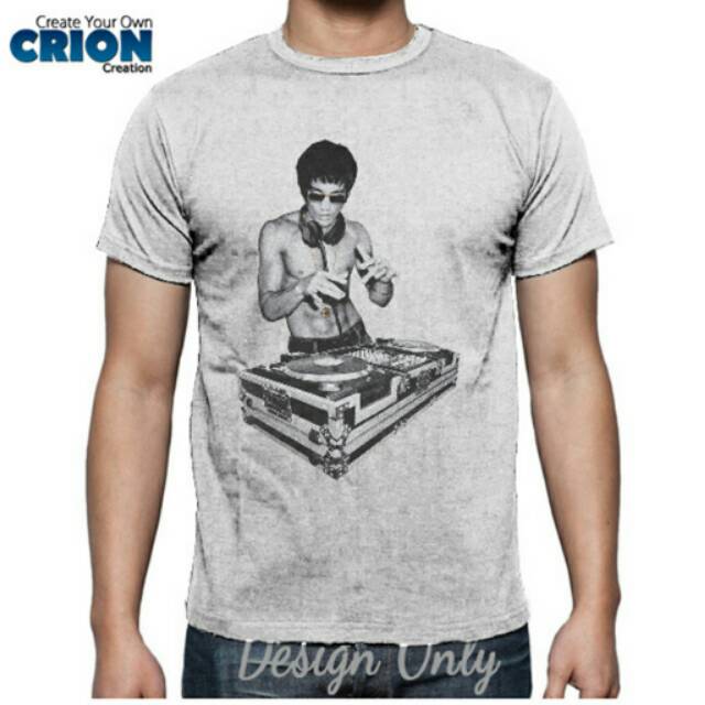 Kaos DJ Bruce Lee by Crion