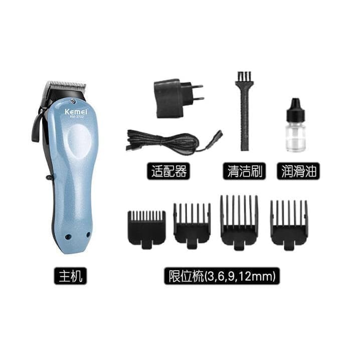 original kemei km-3702 new professional hair clipper rechergeable