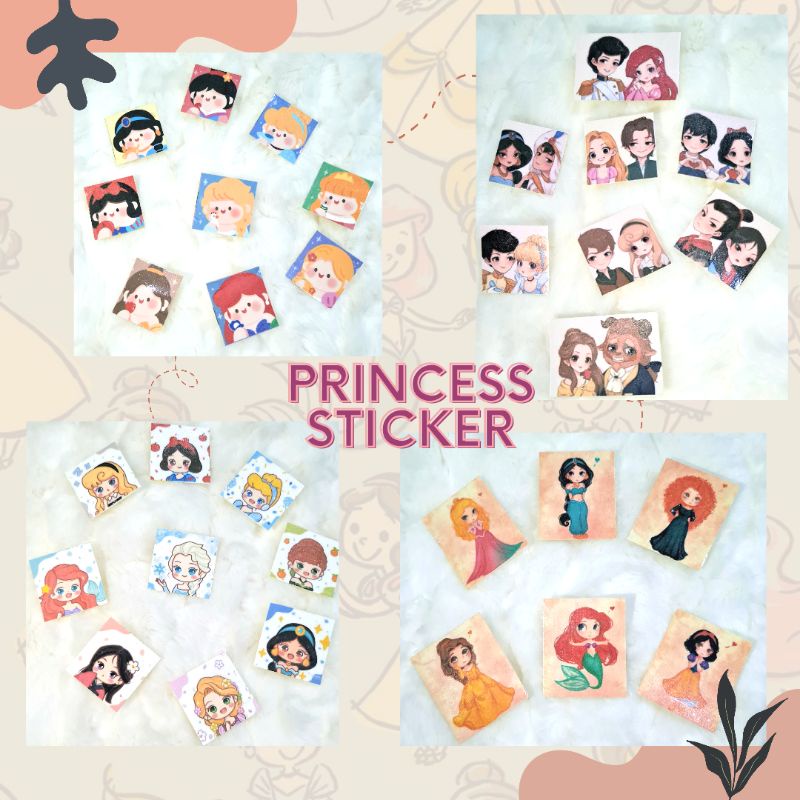 

Sticker Set Disney Princess Planner DIY Frozen Snow White Jasmine Cinderella Rapunzel