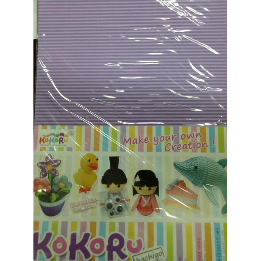 

KOKORU KERTAS KREATIVE A4 WARNA PASTEL PALING MURAH