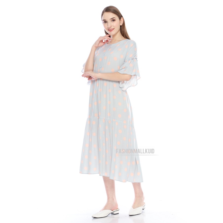 Dress Jodha Busui Friendly Bahan Rayon Polos Premium Kahatex Dengan Desain Terbaru Dress Harian Keki