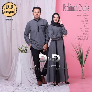 Pakaian Baju  Kemeja Gamis  Fatimah  Couple Pasangan Keluarga 