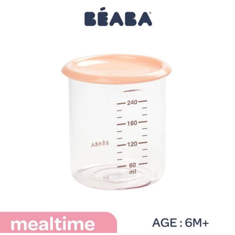 Beaba Maxi Portion Tritan 240 ml - Wadah Takar Makanan Bayi