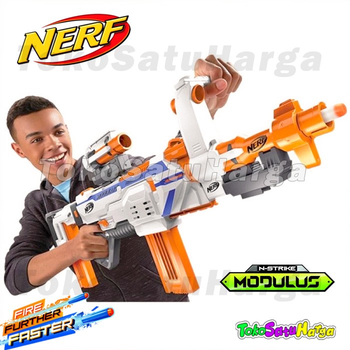 Nerf Gun N-Strike Modulus Regulator Pistol Mainan Original Hasbro