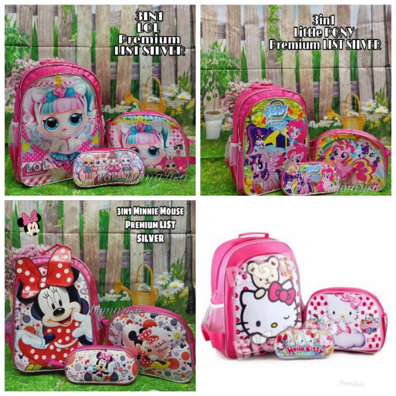 Tas anak - Ransel lol 3in1