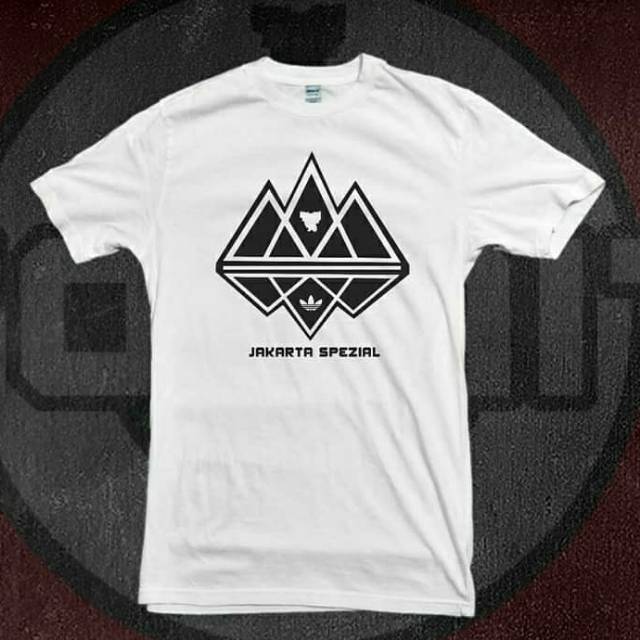 Tshirt baju kaos adidas jakarta spezial casuals the jak persija jakarta macan kemayoran gue betawi