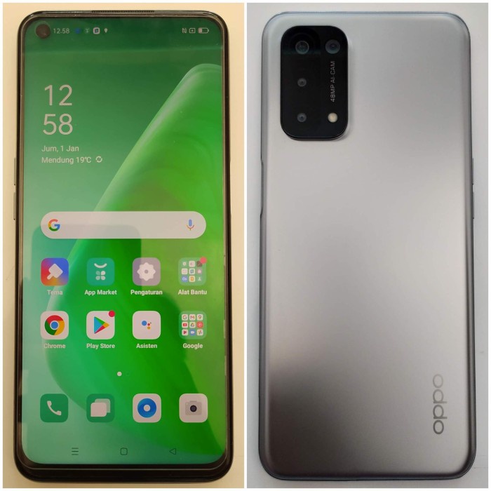 OPPO A74 5G RAM 6/128 FULLSET SUPER MULUS NO MINUS