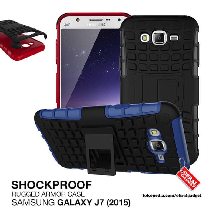 Armor Case Samsung Galaxy J7 2015 Shockproof Hybrid Hard & Soft Casing