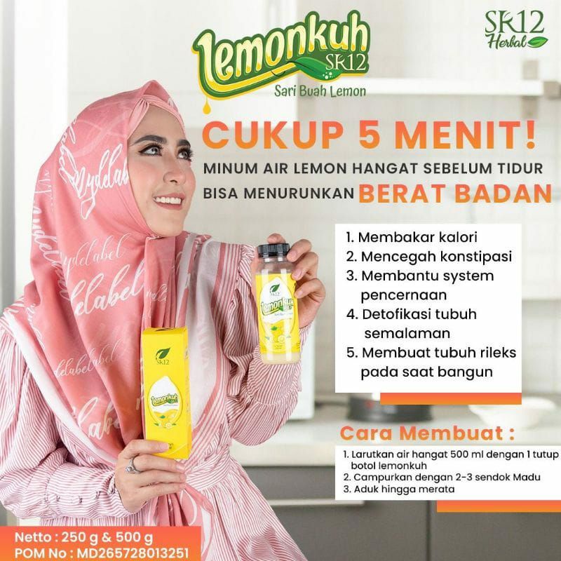 

LEMONKUH SR12/ SARI BUAH LEMON ASLI KAYA MANFAAT