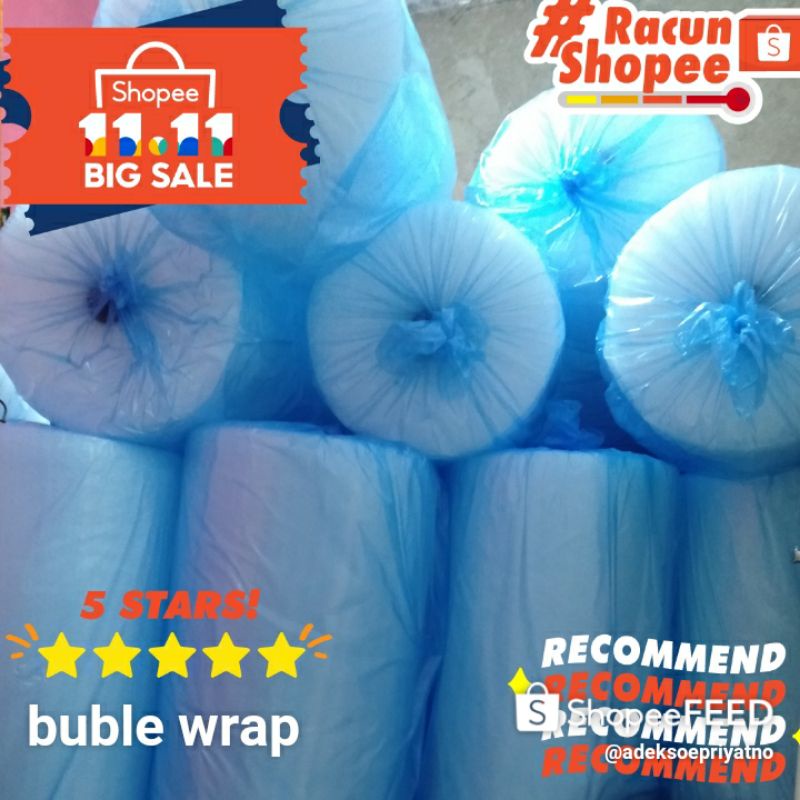 

buble wrap TERMURAH 50 m × 125 cm.tebal berkualitas