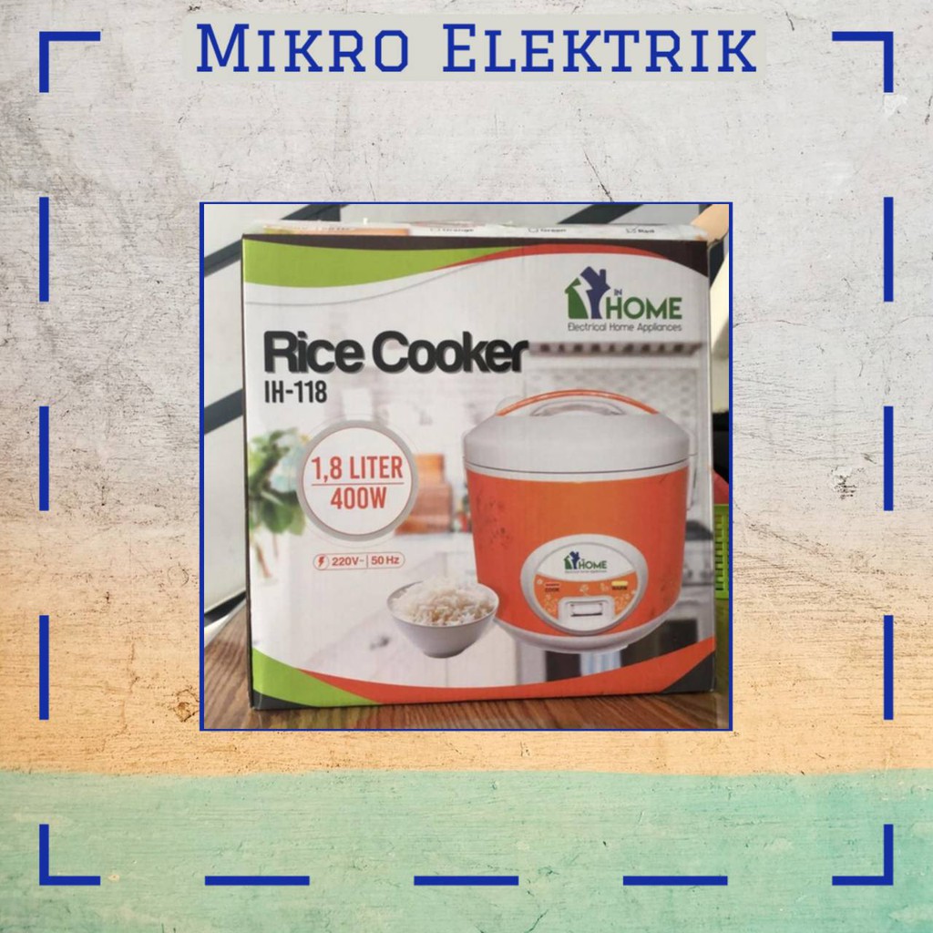 Magic Com / Rice Cooker In Home Ih 118 1.8 Liter