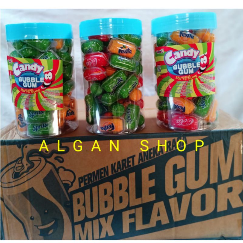 

Permen Karet Bubble Gum Candy Mix 1 Toples 50 Pcs Aneka Rasa Hot Pop Kembang Gula Lunak Jadul Snack Jajanan Makanan Ringan Serbaguna