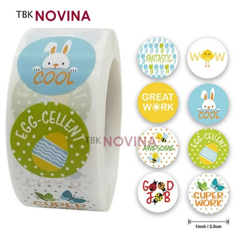 [KODE 116] Stiker ANAK EggCellent / Label Segel Thank You (10 pcs)