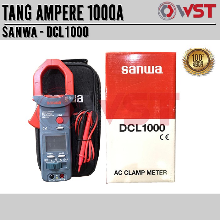 Tang Ampere Sanwa DCL 1000 / Digital Clamp Meter DCL-1000 / DCL1000