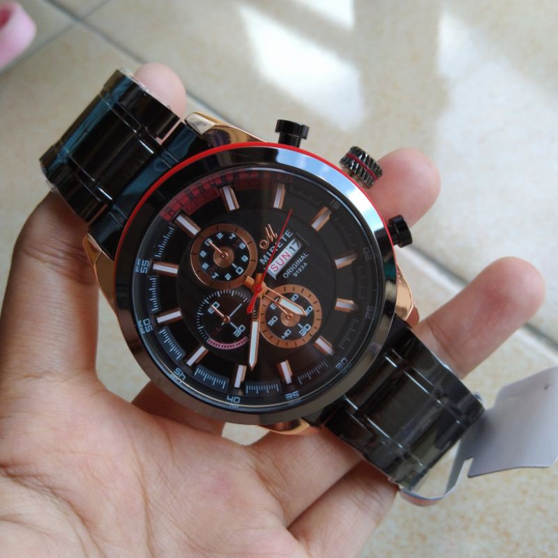 READY JAM TANGAN PRIA MIRETE ORIGINAL TALI RANTAI.