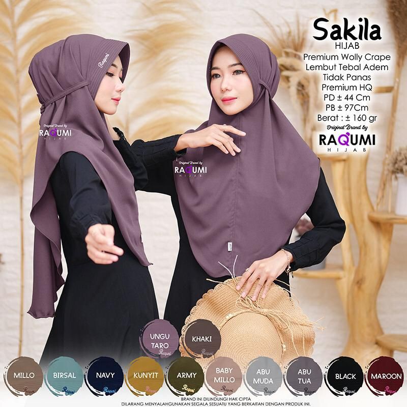 [Original Raqumi ] Sakila hijab by Raqumi Hijab