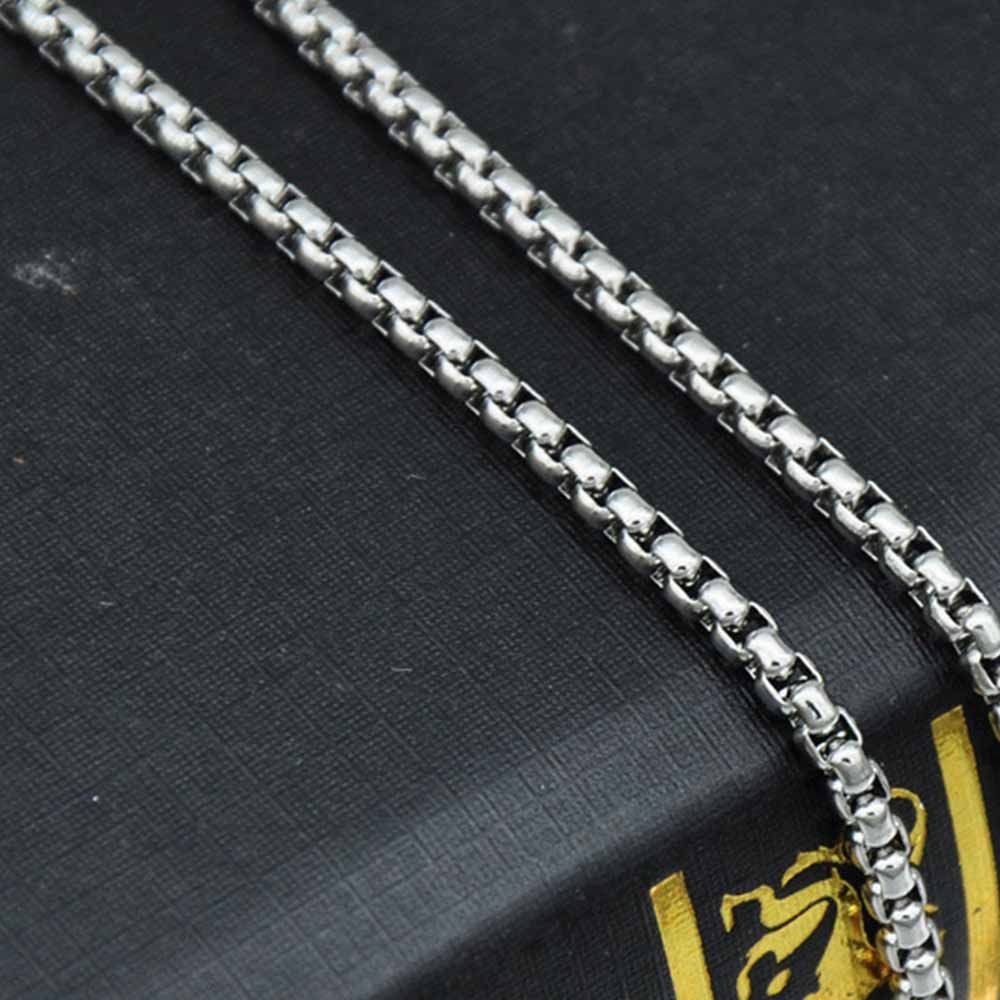 SKJK  Hip-Hop Necklace Silver Chain Steel Gift Pendant Charm Color Hop Jewelry Stainless/Multicolor