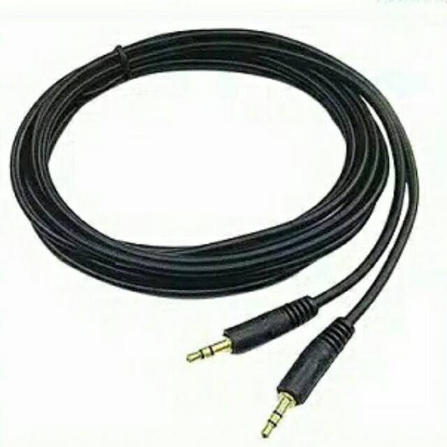 Kabel AUX jack 3.5 male to male 1in1 kabel audio Handphone to speaker Kabel audio aux KA11