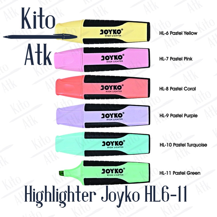 

Highlighter Joyko HL6-11 / Penanda Warna Pastel