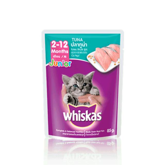 Jual Whiskas Junior Sachet 80 gram Shopee Indonesia