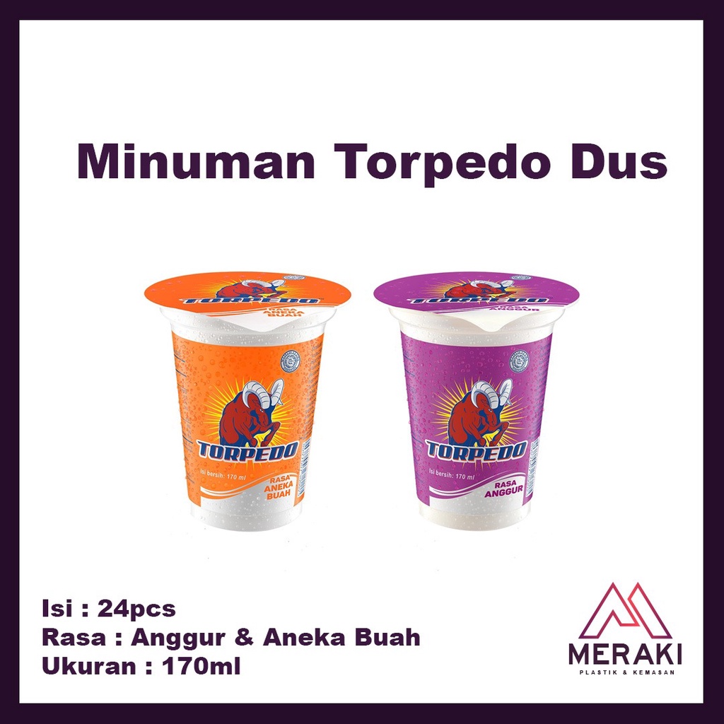 Minuman Torpedo Dus Anggur Aneka Buah Energi