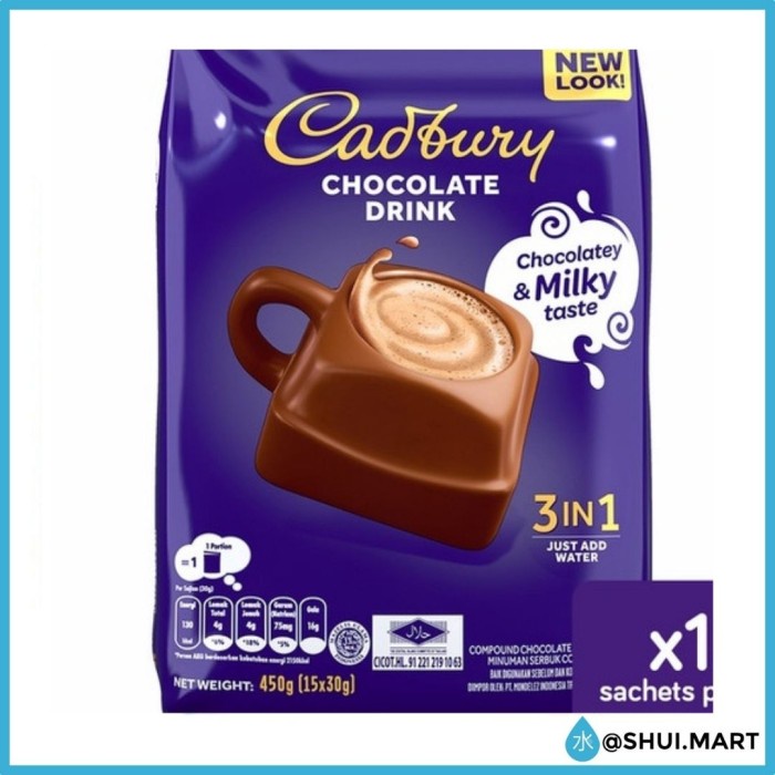 

(BISA COD) Cadburry / Cadbury Minuman Coklat 3 in 1 / Hot Chocolate Drink 3in1