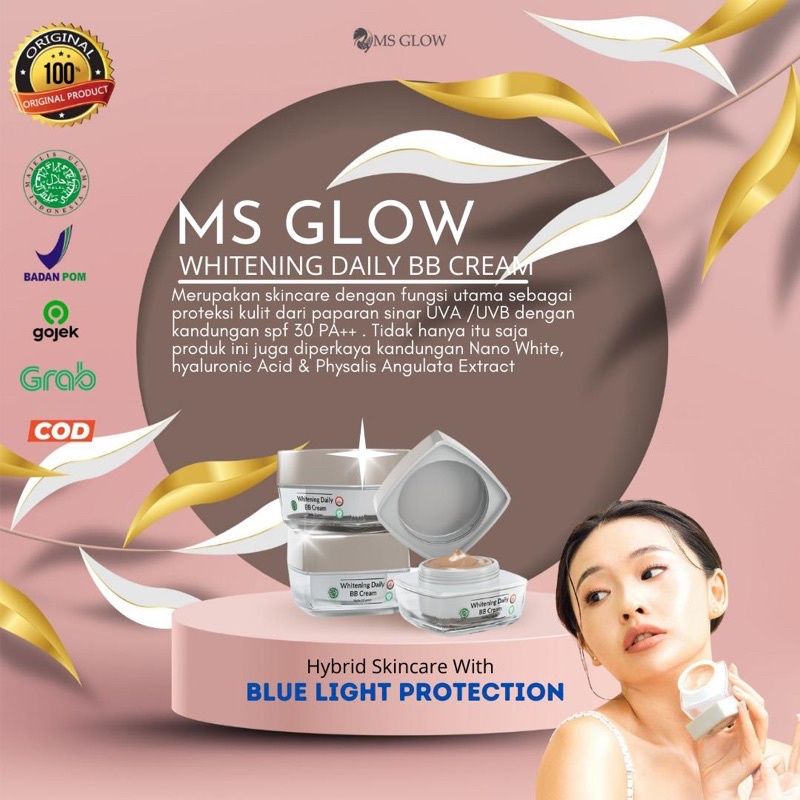 Jual BB CREAM MS GLOW (kulit normal/flek) Shopee Indonesia