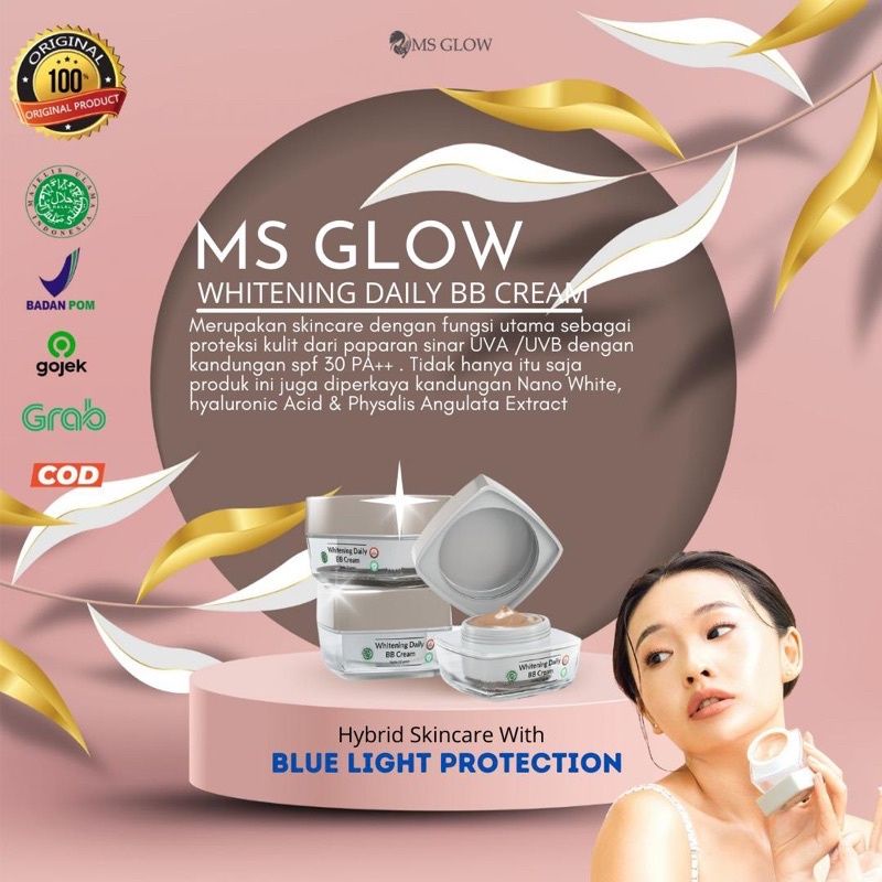 Jual BB CREAM MS GLOW (kulit Normal/flek) | Shopee Indonesia