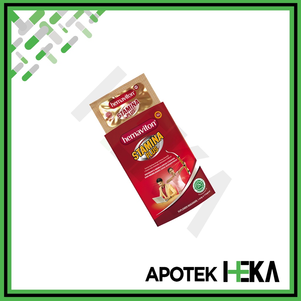 Hemaviton Stamina Plus Strip 5 Kapsul Sleeve Suplemen Multivitamin (SEMARANG)