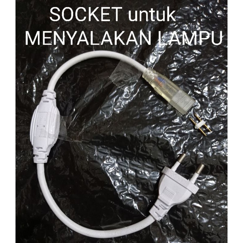 Lampu Strip Selang 5050 220V per Meter / Lampu Tik Tok Waterproof