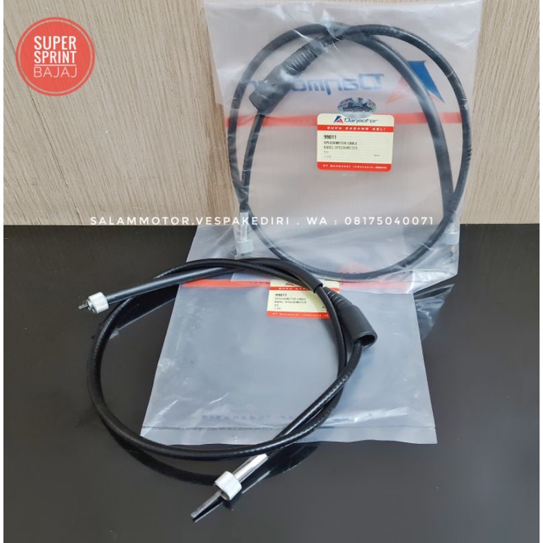 kabel spedometer vespa super sprint Danmotor